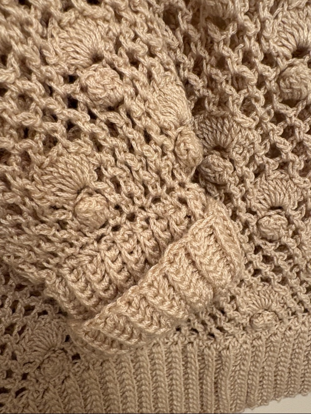 Perfect Boho Beige Summery Sweater - Picture 4 of 6